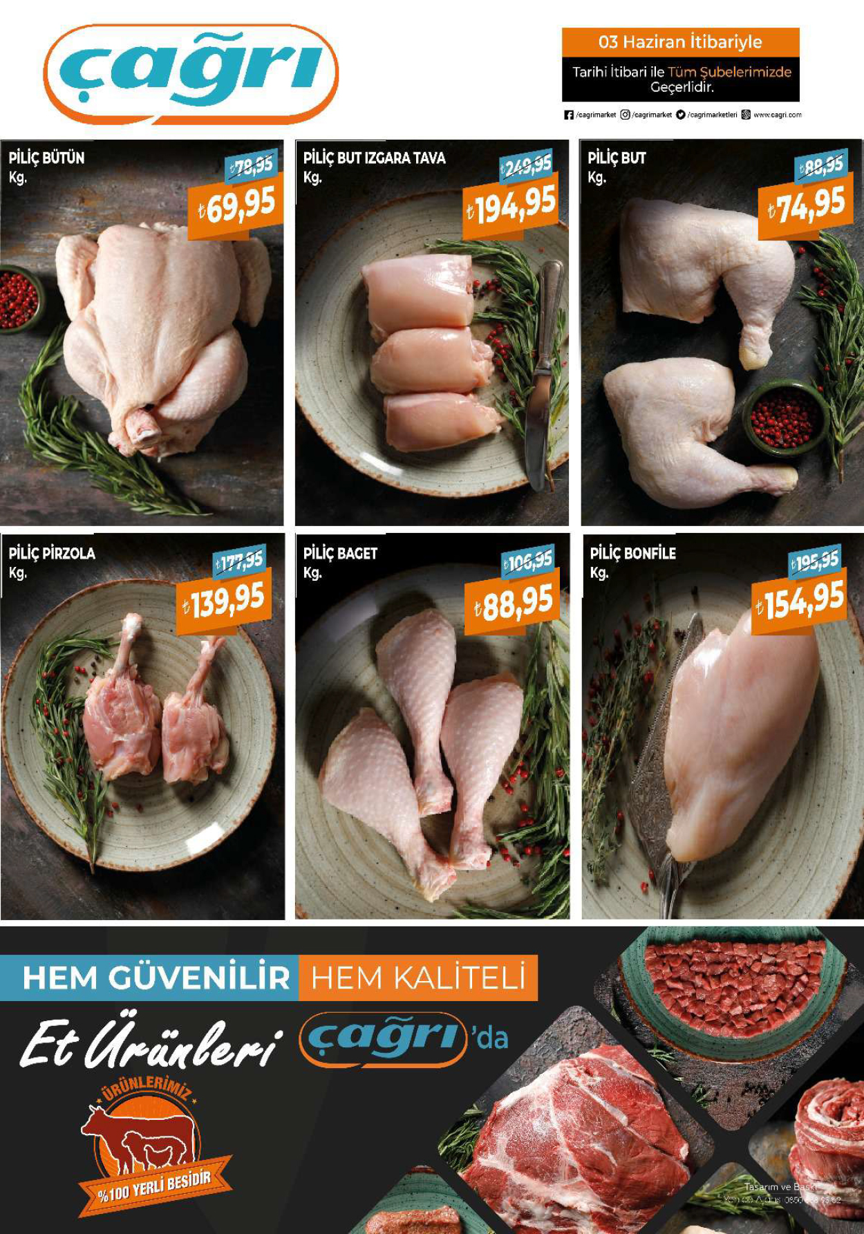 Çağrı 3 Haziran 2025 Kataloğu Aktüel Ürünleri