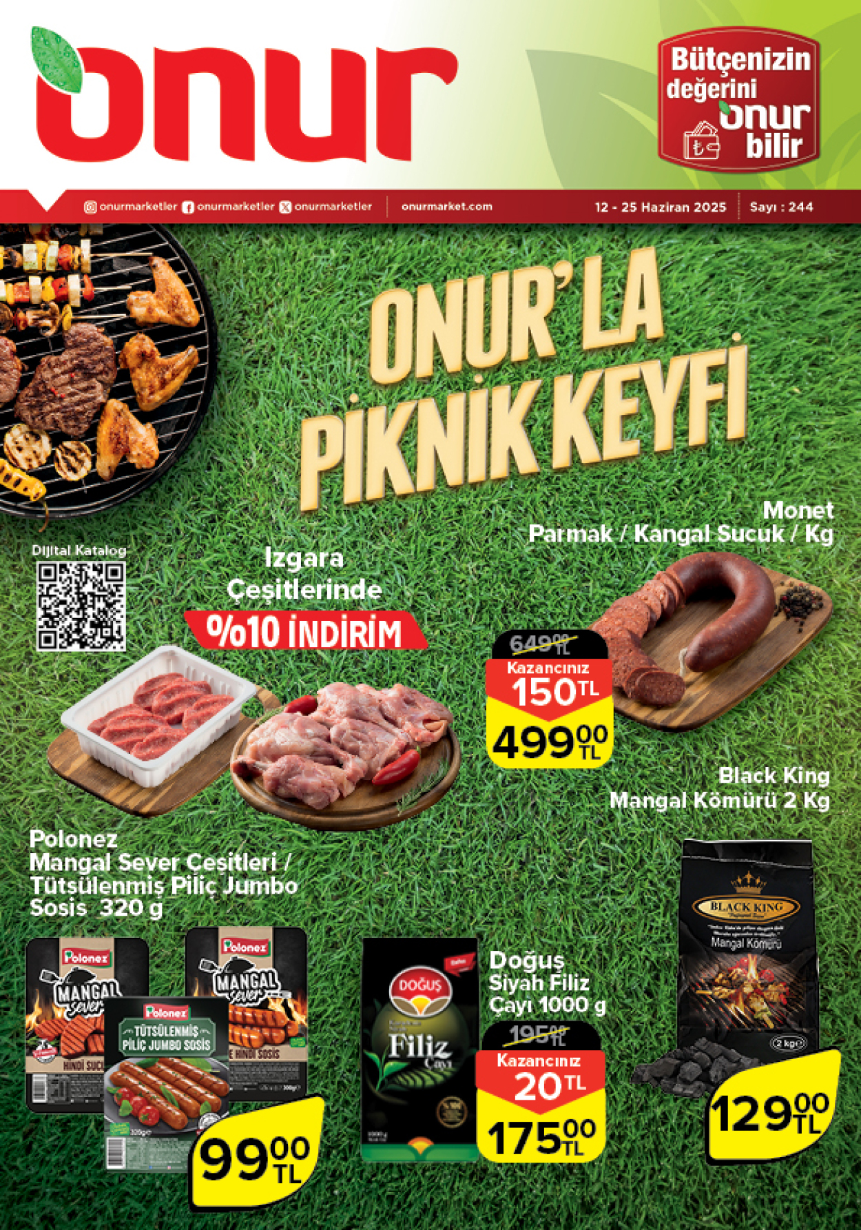 Onur Market 12 Haziran 2025 Kataloğu Aktüel Ürünleri